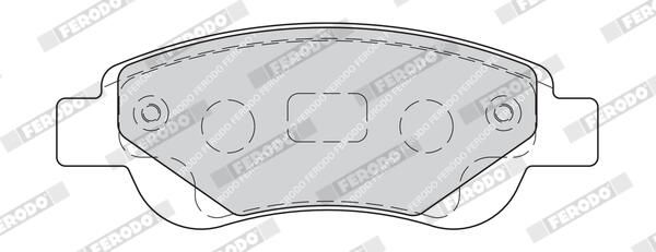 BREMSBELAGSATZ SCHEIBENBREMSE FERODO FDB1790G 1