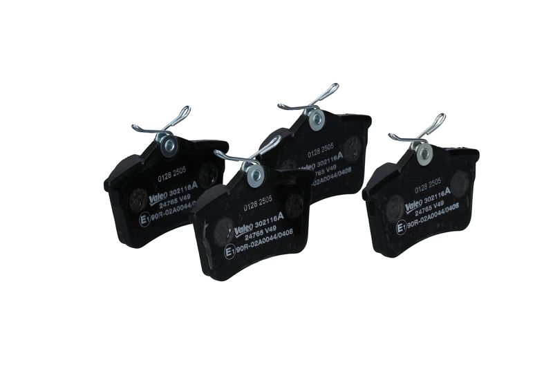 Piduriklotsi komplekt, ketaspidur, VALEO 302116A