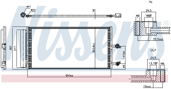 Kondensor, klimaanlæg ** FIRST FIT **