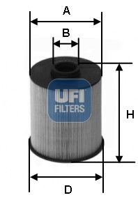 UFI Üzemanyagszűrő 26.077.00