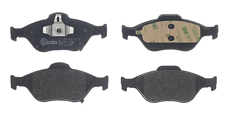 комплект спирачно феродо, дискови спирачки BREMBO