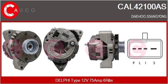 Генератор, Casco CAL42100AS