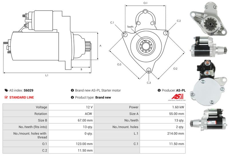 AS-PL S6029 Starter