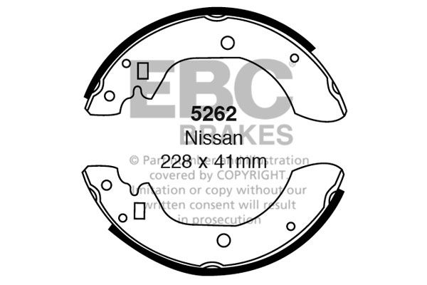 EBC Brakes fékpofakészlet 5262