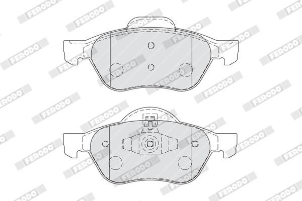 FERODO FDB1866 Brake Pad Set, disc brake
