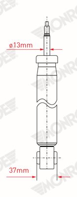 MONROE G1057 Shock Absorber