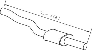 Mittelschalldämpfer