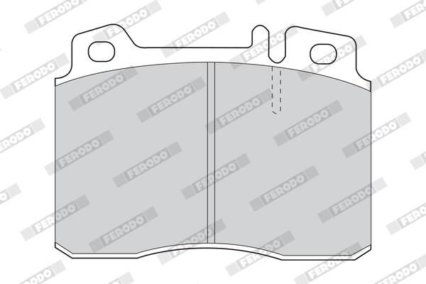 FERODO Plaquettes de frein à disque FDB1037