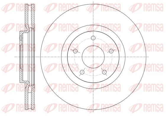 Гальмівний диск, Remsa 61349.10