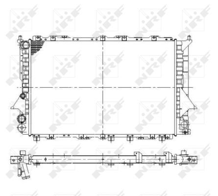 NRF 58868 Radiator, engine cooling