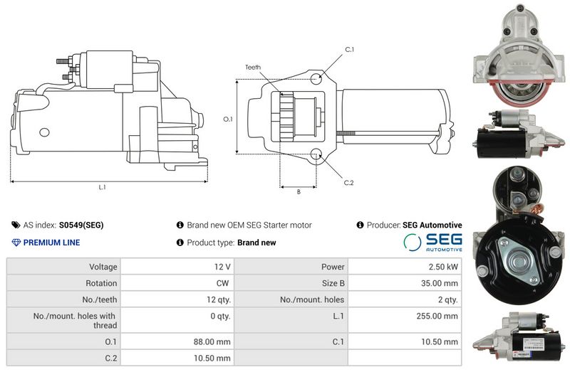 AS-PL S0549(SEG) Starter