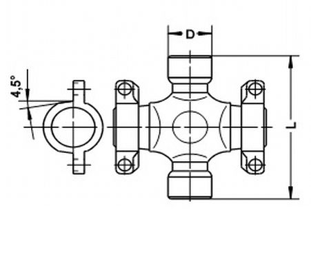 LÖBRO U 950 Joint, propshaft