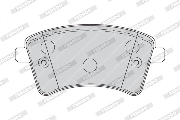 FERODO FDB4256 Brake Pad Set, disc brake