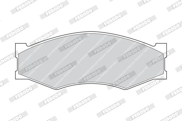 FERODO FDB340 Brake Pad Set, disc brake