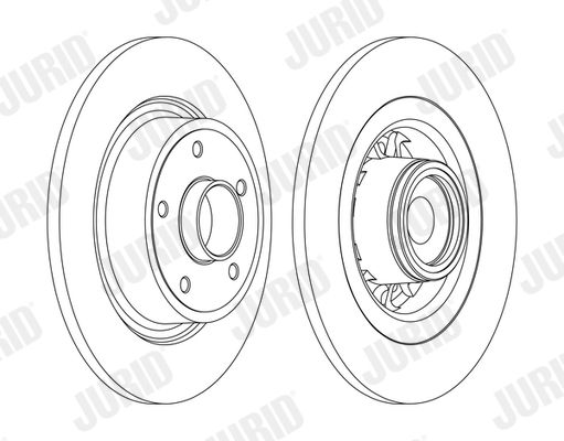 Гальмівний диск, Jurid 562378J-1