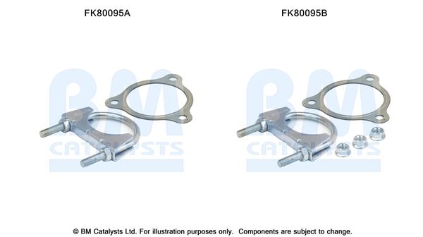 BM CATALYSTS szerelőkészlet, katalizátor FK80095