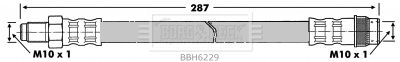 BORG & BECK fékcső BBH6229