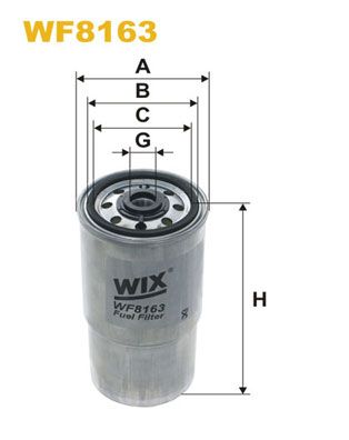 Фільтр палива, Wix Filters WF8163