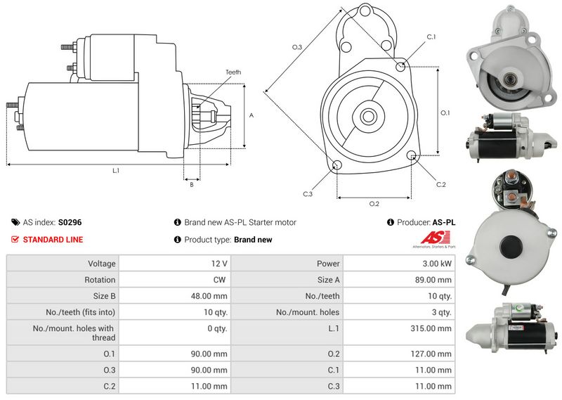 AS-PL S0296 Starter