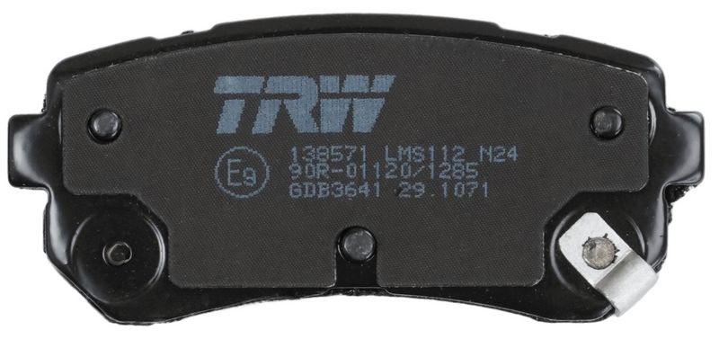 TRW GDB3641 Brake Pad Set, disc brake