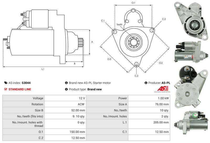 AS-PL S3044 Starter