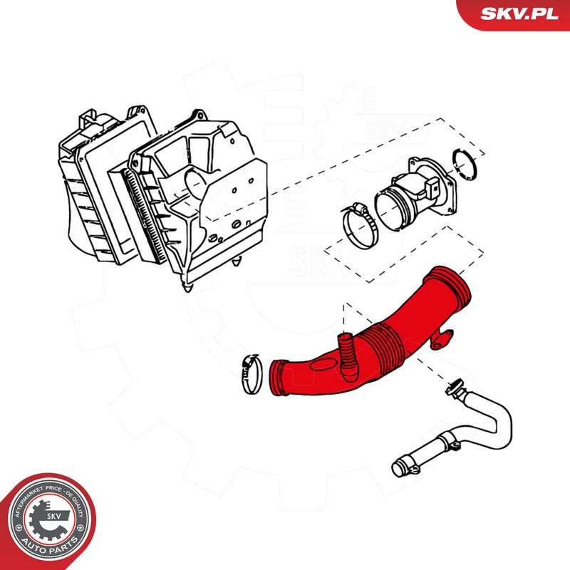 Õhutoru, õhufilter, ESEN SKV 24SKV476