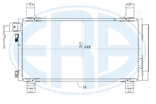 ERA kondenzátor, klíma 667154