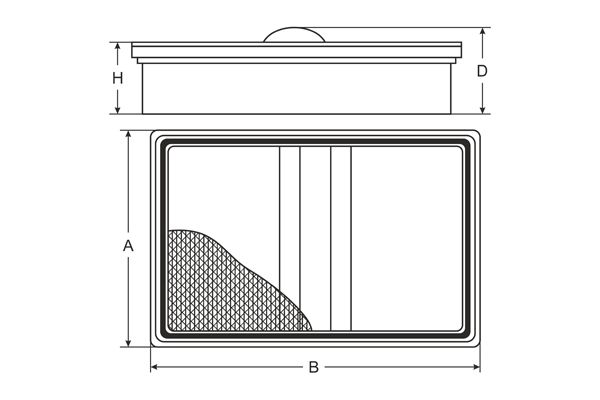 SCT - MANNOL SB2019 Air Filter