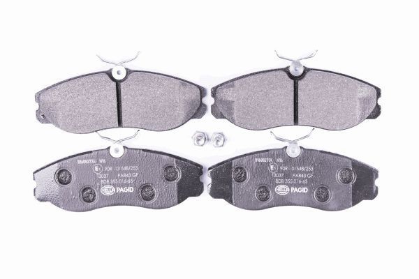 HELLA PAGID 8DB 355 016-651 Brake Pad Set, disc brake