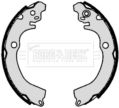 BORG & BECK fékpofakészlet BBS6179