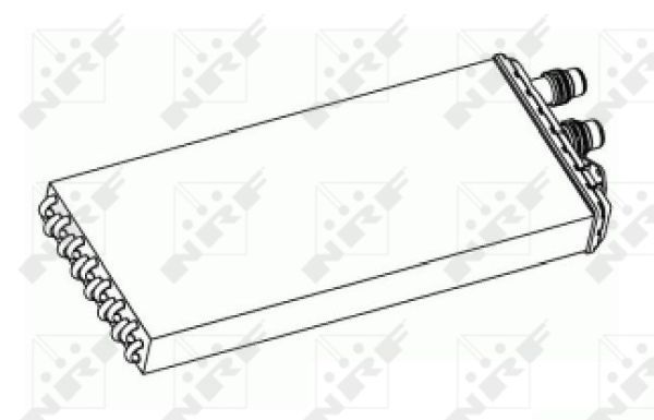 NRF 54255 Heat Exchanger, interior heating