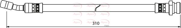 APEC Brake Hose HOS4015