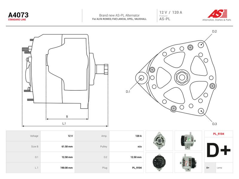 Generaator, AS-PL A4073