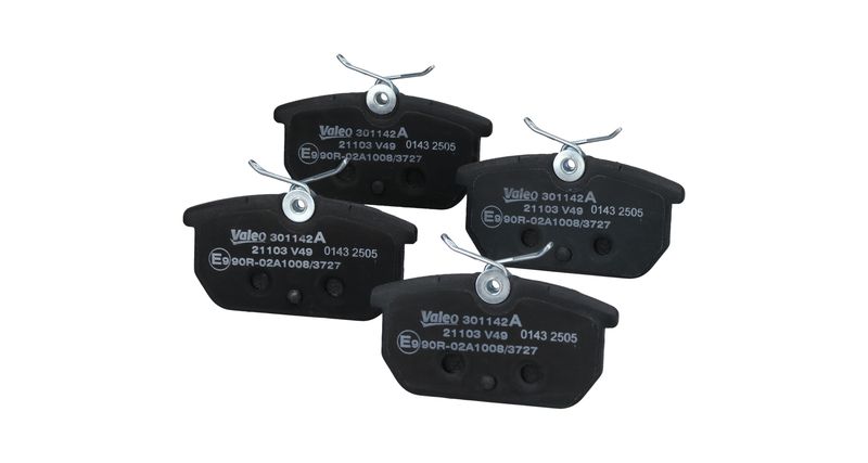 Piduriklotsi komplekt, ketaspidur, VALEO 301142A