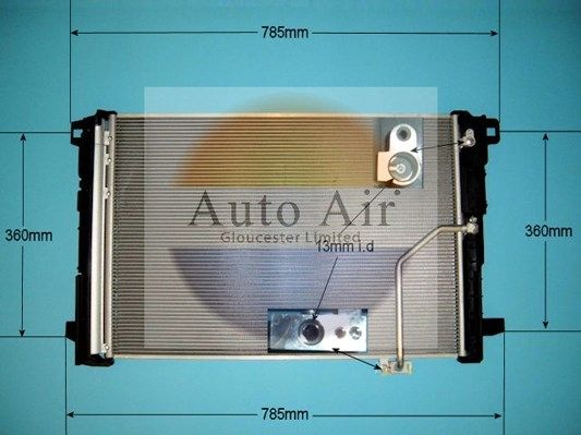 Auto Air Gloucester 16-9937 Condenser, air conditioning