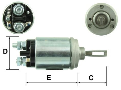 GM Solenoidinis jungiklis, starteris