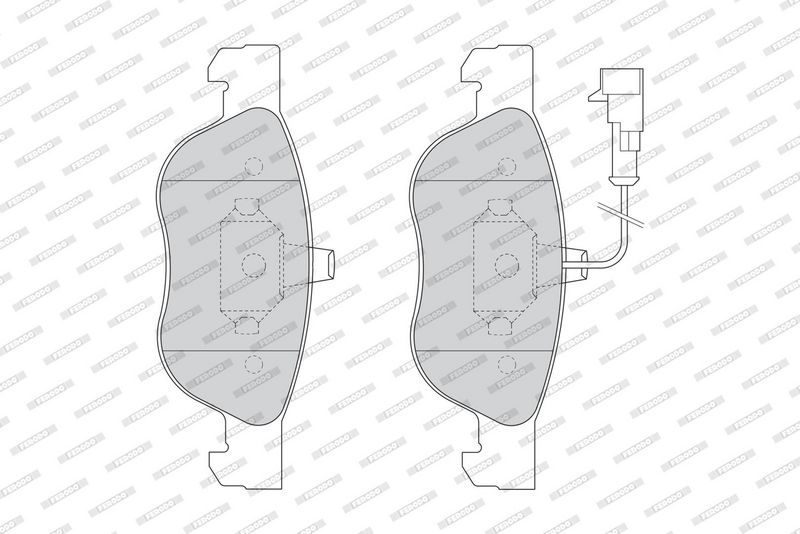 FERODO Plaquettes de frein à disque FDB1056