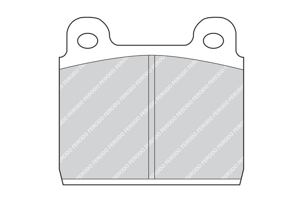 FERODO FVR84 Brake Pad Set, disc brake