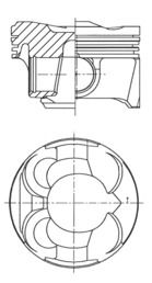 KOLBENSCHMIDT dugattyú 41267600