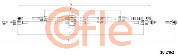 Тросовий привод, коробка передач, Cofle 102462