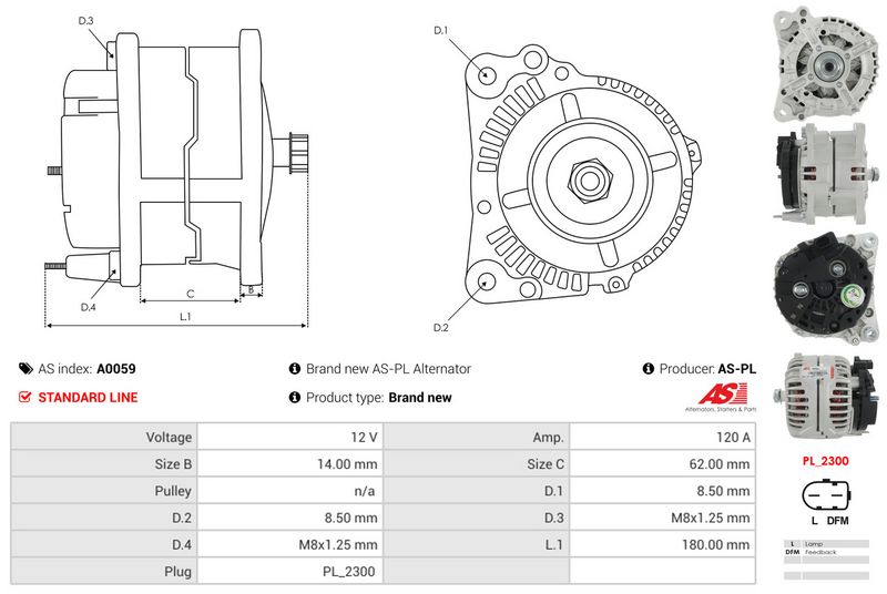 Generaator, AS-PL A0059