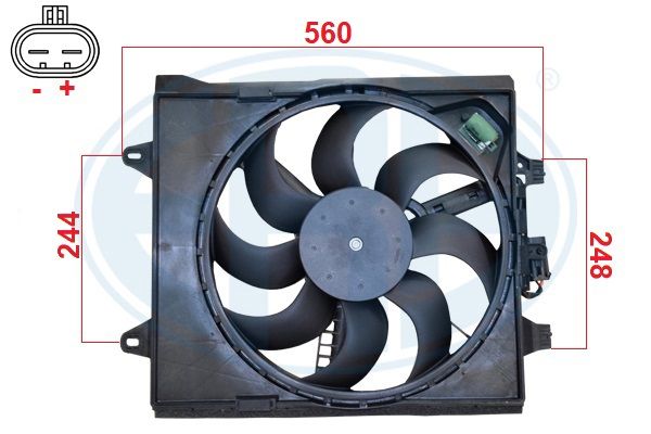 ERA ventilátor, motorhűtés 352147