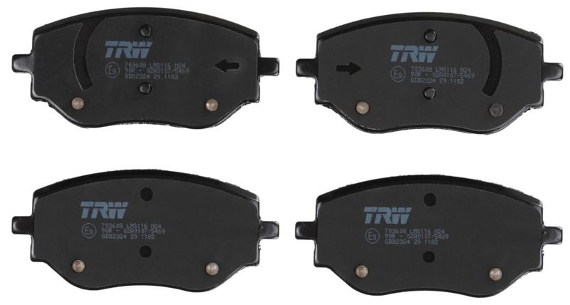 TRW GDB2324 Brake Pad Set, disc brake