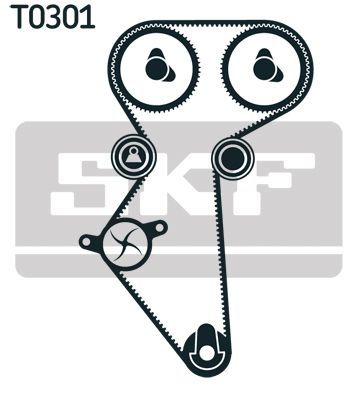 SKF VKMA 90007 Timing Belt Kit