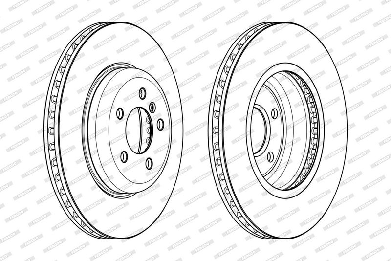 FERODO Disque de frein DDF2047C-1