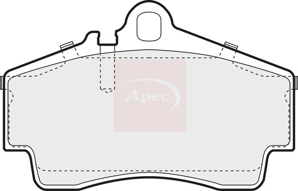 APEC Brake Pad Set, disc brake PAD1029