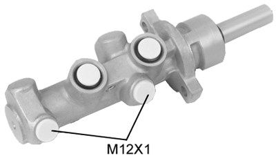ANDEL A5332 - Master Cylinder, Brakes
