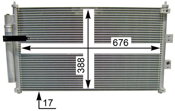 Product Image - Condensor, airconditioning - AC835000S - MAHLE