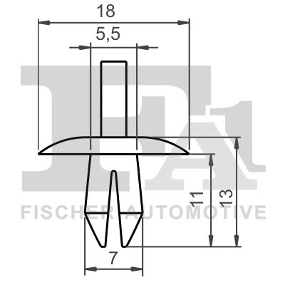 FA1 11-20007.5 Expanding Rivet
