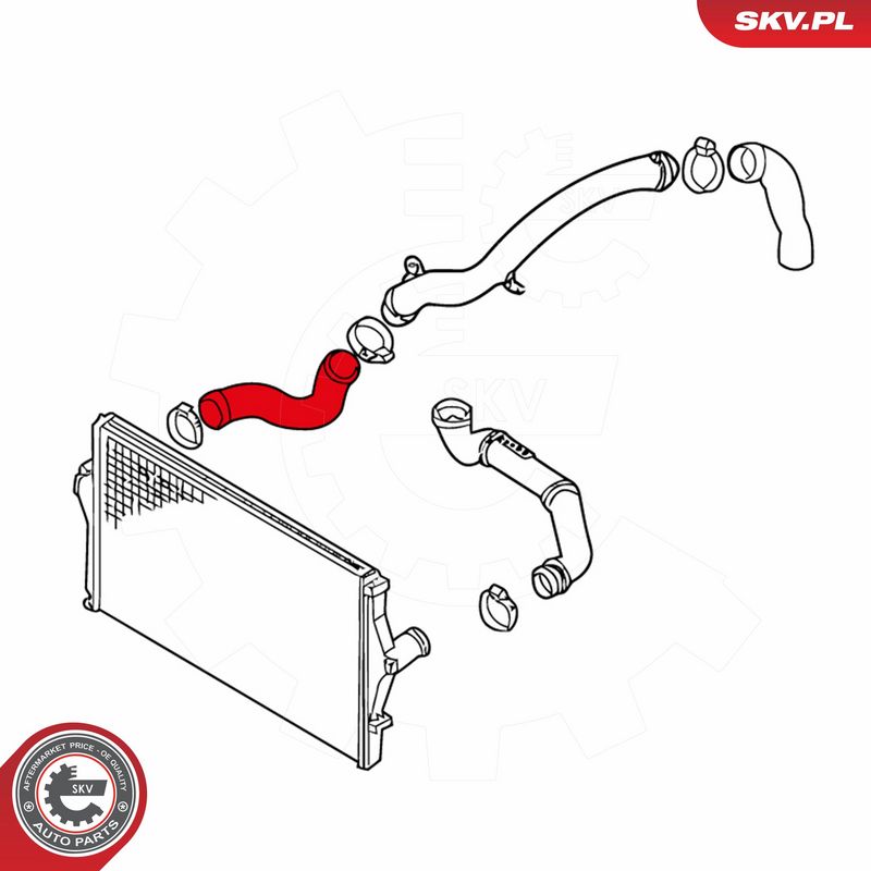 ESEN SKV 24SKV993 Charge Air Hose